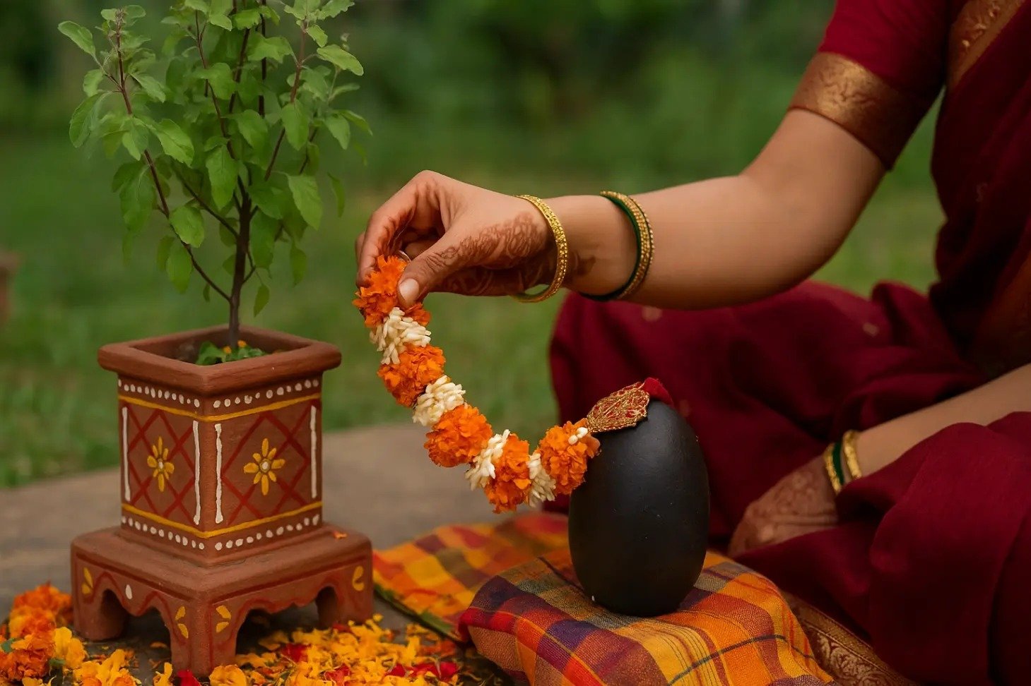 तुलसी अर्चना पूजा